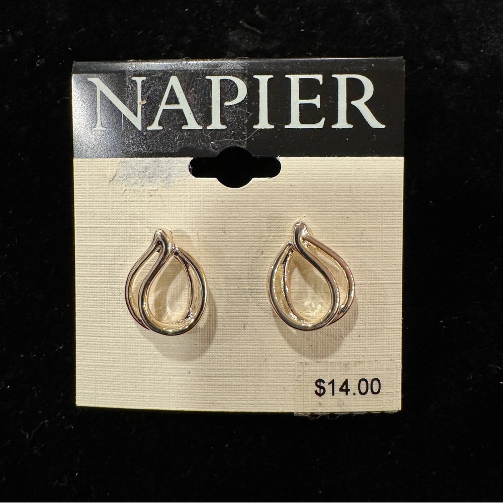 Napier Gold Tone Stud Earrings